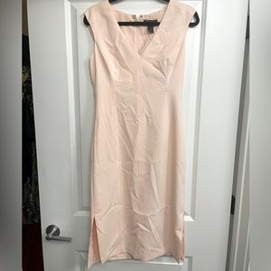 Light Pink White House Black Market Scuba Dress